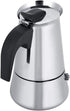 Haofy Portable Stainless Steel Coffee Pot Maker, Mocha Brewing Tool (100ml)