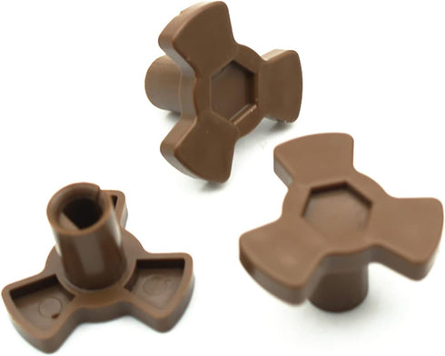 2 PCS Microwave Oven Turntable Coupler - Y-Shaped Shaft Holder Glass Tray Guide Support with Port for 2.4cm Height