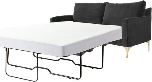 Waterproof Sleeper Sofa Queen Mattress Protector for 60x72 Pull Out Sofa Bed, Cooling Bamboo Viscose Cover