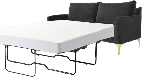 Waterproof Sleeper Sofa Queen Mattress Protector for 60x72 Pull Out Sofa Bed, Cooling Bamboo Viscose Cover