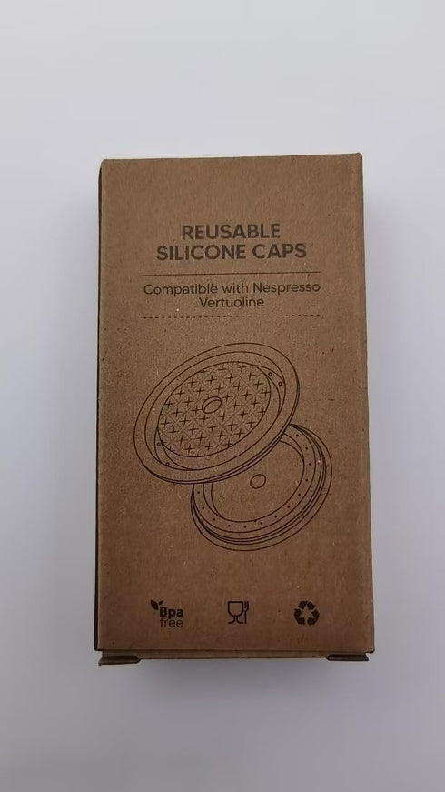 Refillable Vertuo Coffee Capsules Discs, 2 Pcs Reusable Coffee Capsule Lid for Vertuoline & Vertuo Pods