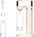 LAZMOQUSA 2 Bottles(1L 0.5L) 60L CO2 Sparkling Water Maker for Home, Soda Streaming Maker with BPA free + Carbonated