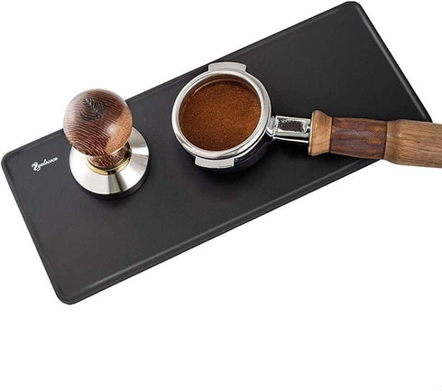 Yolococa Food Grade Non-Slip Tamper Mat, Espresso Tamping Pad, 5 Inch X 12 Inch Tamp Station Accessory