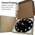 The Geeky Days Reverse Wall Clock - 12 inch Unusual Numbers Backwards Modern Decorative Clock for Your Wall