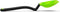 Dreamfarm Supoon Non-Stick Spoon - Sit-Up Silicone Scraping, Serving, Cooking, 11" Green