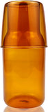 DOERDO Bedside Carafe Night Water Carafe with Tumbler Glass, Glass Mouthwash Bottle