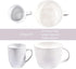 30 oz 900ml Large Coffee Mug Ceramic Jumbo Soup Bowl with Handle Cereal Mugs, Big Coffee Cup for Latte, Cappuccino