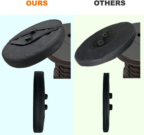 Outward Gear 9.85IN Seat Cushion for Telescopic Stools Collapsible Chair Pads Fit Standard Round Retractable Folding