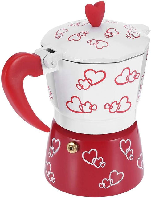 Fdit Coffee Maker, Aluminum Alloy Mocha Pot, Stove Coffee Maker Percolator Tools for Home Office (S)