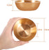 8 Pack 3.5inch Stainless Steel Sauce Dishes Mini Individual Saucers Bowl Round Seasoning Dishes Sushi Dipping Bowl Appetizer Plates, Champagne Gold by Amytalk