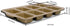 Mini Loaf Pan - 8-Cavity Non-Stick Carbon Steel Brownie Bakeware for Oven Baking in Gold-Square