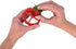 PushBerry 2-in-1 Kid-Friendly Strawberry Stem Removal, Hull, and Slice Tool, Red