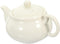 White Porcelain Tea Set, Compact Ceramic Teapot, Teaware, Turkish Teapot, Travel Vintage Tea Infuser