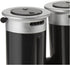 ZevrO Set 12 Zero Gravity Wall-Mount Magnetic Spice Rack, Black/Silver
