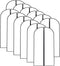 Garment Bags for Hanging Clothes 12 PCS Transparent Waterproof Dustproof Storage for Closet, Full Zipper Suit Covers