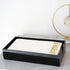 Acrylic Napkin Holder for Bathroom, Guest Towel Holder Tray, Bathroom Disposal Paper Hand Face Towels Holder (Black)