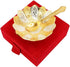 NOBILITY Gold & Silver Plated Bowl Spoon Set, Dessert Serving Sets for Wedding Gifts