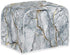 Golden Grey Marble Slice Toaster Cover, Washable Polyester Toaster Cover, Modern Arts Quilted Bread Maker Cover