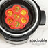 Egg Bites Tray with Lid | Silicone Molds for Instant Pot, Air Fryer, and Oven | Egg Bite for Pressure Cooker |