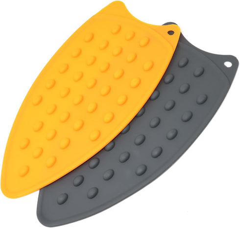 yueton 2PCS Thickened Silicone Electric Iron Mat, Heat-Resistant Ironing Board Mat for Travel Families