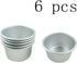 6 Packs Popover Pan, Large Individual Muffin Mold, Aluminium Pudding Cup for Baking Pie, Egg Tart, Cake