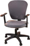 Jinzio Computer Office Chair Cover - Stretchable Cloth Polyester Slipcover for Universal Desk Task Chair, Grey