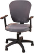 Jinzio Computer Office Chair Cover - Stretchable Cloth Polyester Slipcover for Universal Desk Task Chair, Grey