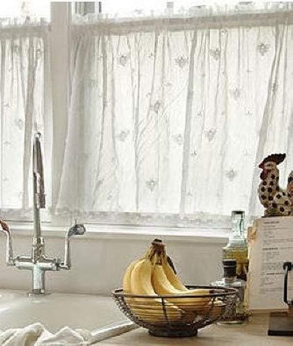 Heritage Lace Bee Valance with Trim, Ecru, 45 by 15", Model 7165E-4515HT