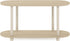 Furinno Turn-N-Tube No Tools Modern Oval Side Table, Bauhaus Oak/Beige