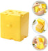 VOSAREA Sliced Cheese Storage Container with Flip Lid, Cheese Shaped Box Holder for Fridge Food Storage
