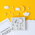 1Pc Star Moon Clouds Shaped Silicone Fondant Molds, Candy Chocolate Molds for DIY Cake Decorating Supplies