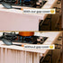 Stove Counter Gap Cover, Kitchen Silicone Oven Gap Filler – 25 Inches Countertop Strips Gap Guard, Easy to Clean (White)