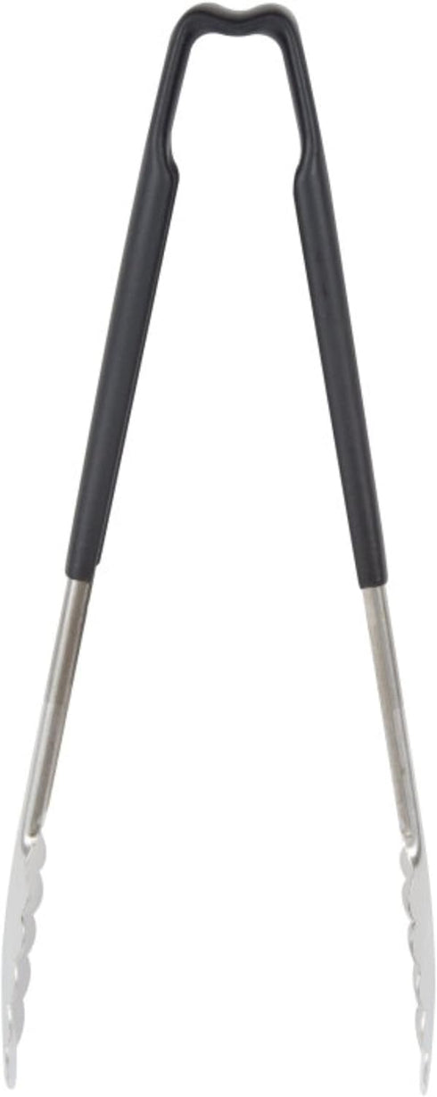 Vollrath 4781220 Jacobs's Price Tong, 12-Inch, Stainless Steel, Black Handle