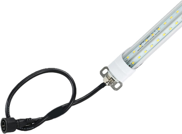 4FT T8 LED Refrigerator Tube Light, 18W 2520Lm, 5000K Daylight White for Cooler, Freezer, UL Listed