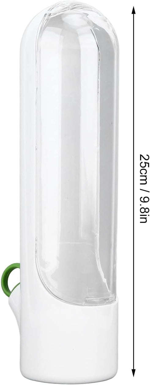Lasting Refrigerator Herb Keeper, Fresh Storage Container for Asparagus, Coriander, Mint, Keeps Greens Fresh