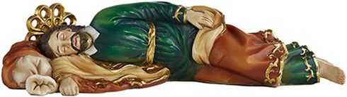 Religious Gifts - Sleeping Catholic Saint Joseph Resin Statue Figure, 6 Inch