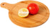 Bamboo Cutting Board, Meat Chopping Boards, Pizza Peel Paddle with Handle for Homemade Baking, Round Board for Pizza,