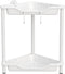 Orimade Rustproof 2 Tier Floor Standing Corner Shower Caddy Organizer, Plastic Metal
