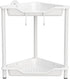 Orimade Rustproof 2 Tier Floor Standing Corner Shower Caddy Organizer, Plastic Metal