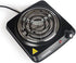 Courant Electric Burner - Single Buffet Countertop Hotplate, 1000W Portable Cooktop, Black