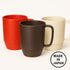 Japanese Microwavable Water Mug - Unbreakable Milk Juice Mug for Kids, 12 oz, Red