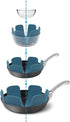 Pan Pot Protectors, Larger & Thicker Protector Pads, 12 Pcs Pot Separator Pads for Protecting and Stacking Cookware