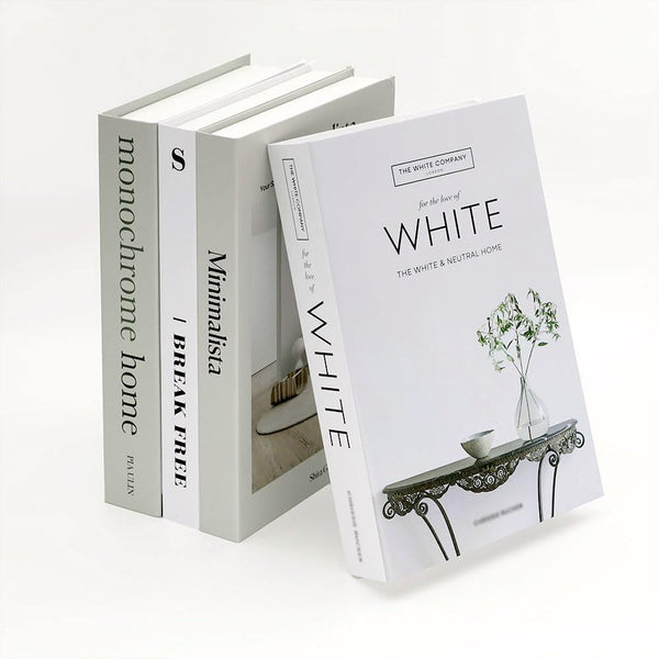 HMMSTR 4 PCS DIY Faux Books for Decoration,Coffee Tabletop Decor Book, Living Room