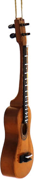 Broadway Gift Ukulele Music Instrument Replica Christmas Ornament, Brown, 5 Inch