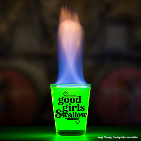 Good Girls Swallow Shot Glass - Funny Gift for Women - Hilarious Bachelorette Party Shot Glasses