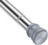 Tension Curtain Rod for Windows 28 to 48 Inch, Adjustable Spring Rod for Kitchen, Bathroom, Window, Bookshelf (Silver)