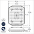 Nordic Ware Bacon Rack with Lid, 10.25x8x2 Inches