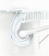 SuperSlide White Closet Rod Support, Pack of 2