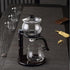 Set Set Lazy Kungfu Glass Tea Semi Automatic Drip Rotating with Infuser Glass Teapot
