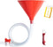 Beer Bong with Valve, Single Header Beer Funnel, Bonus Bottle Opener, 1 Pack